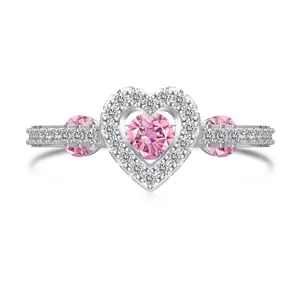 Sweetheart Halo Ring