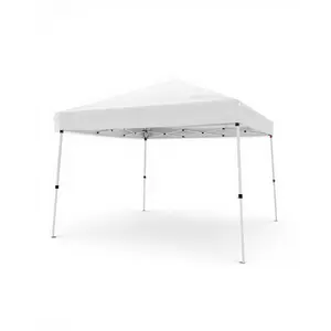 12x12FT Pop Up Canopy Tent – Instant Outdoor Gazebo with Slant Legs, Portable Shelter with Carry Bag for Patio, Beach & Garden