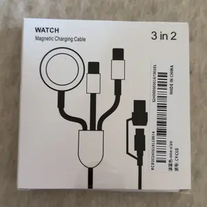 USB C Watch Charger, 3-in-2 Data Cable, Travel Multi Data Cable for iWatch Ultra SE 1/2, iPhone 15/14/13 Galaxy Android Android #TOP PICKS