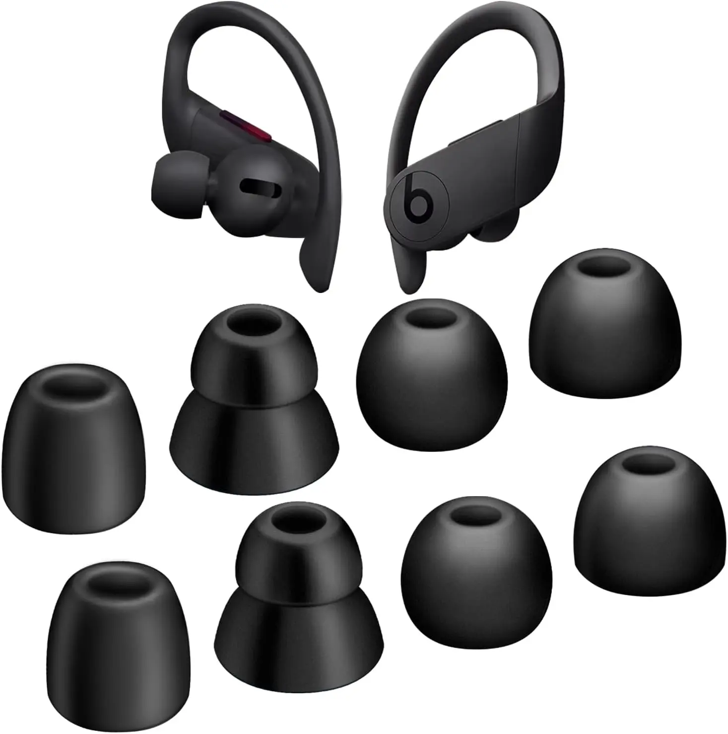 Replacement Eartips Compatible with Powerbeats Pro  Earphone Headphones Soft  Earbuds Tips Buds Set