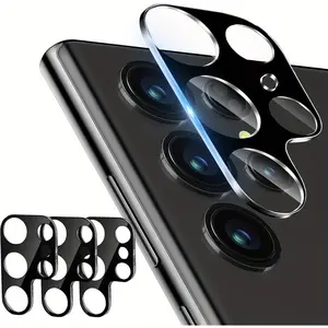 3 Pack Camera Lens Protector for Samsung Galaxy S25 Ultra S26/S26 Plus/S26 Ultra, Tempered Glass Camera Protector Lens Cover, Ultra HD, 9H Hardness, Anti-Scratch, Case Friendly No Affect on Night Shots, Accessories