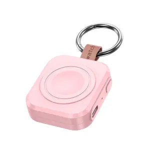 Portable Charger for Samsung Galaxy Watch 8/8 Classic/7/Ultra/6/6 Classic/5/5 Pro/4/3,Active 2/1 (Pink)