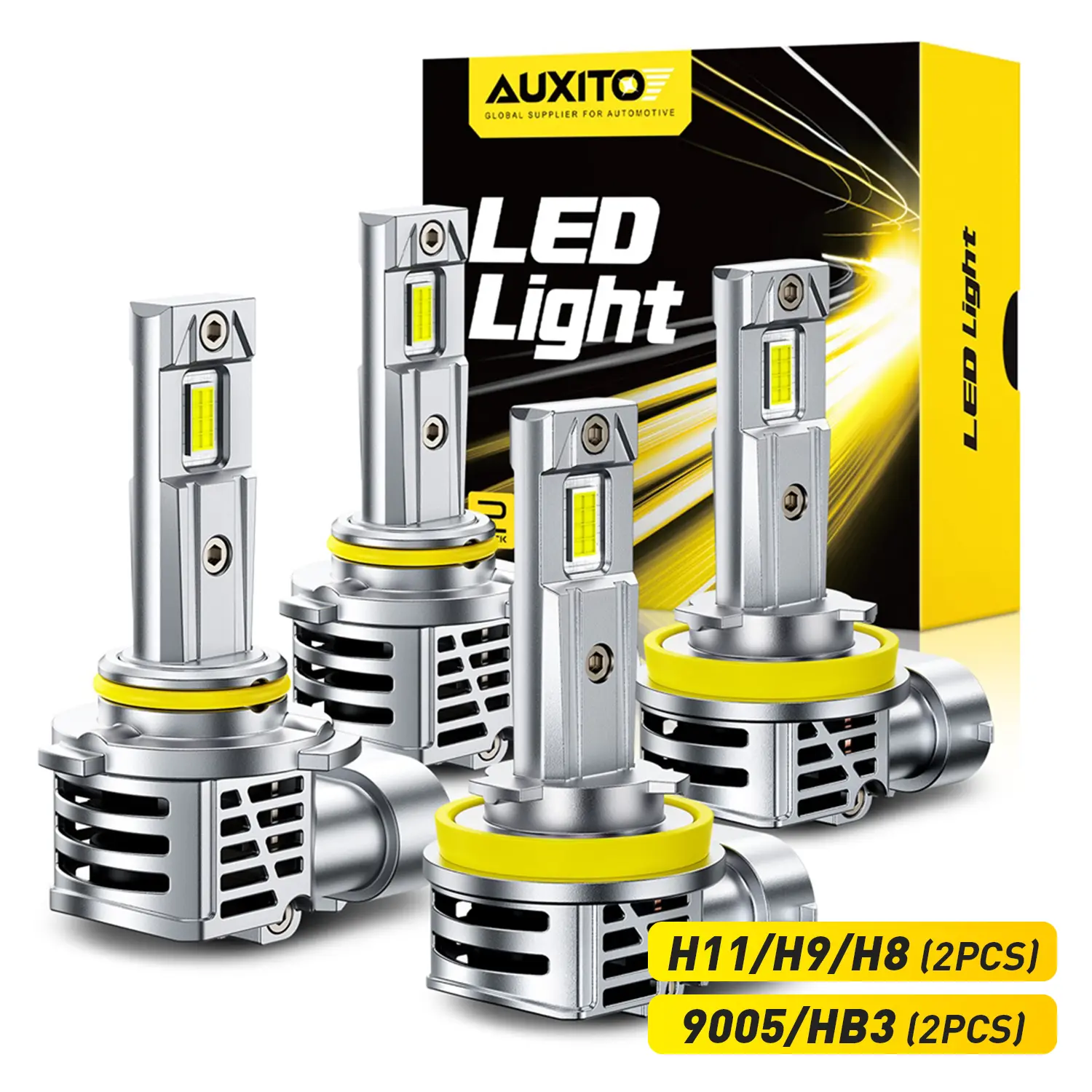 For 2010-2015 Toyota Prius LED Headlight Bulbs -9005 High Beam+H11 Low Beam LED Bulbs,48000LM 6500K Cool White,60,000Hrs Long Service Life with Cooling Fans,No error,CANBUS Ready,No Flickering, Plug and Play