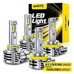For 2016-2022 Honda Civic LED Headlight Bulbs -9005 High Beam+H11 Low Beam LED Bulbs,48000LM 6500K Cool White,60,000Hrs Long Service Life with Cooling Fans,No error,CANBUS Ready,No Flickering, Plug and Play