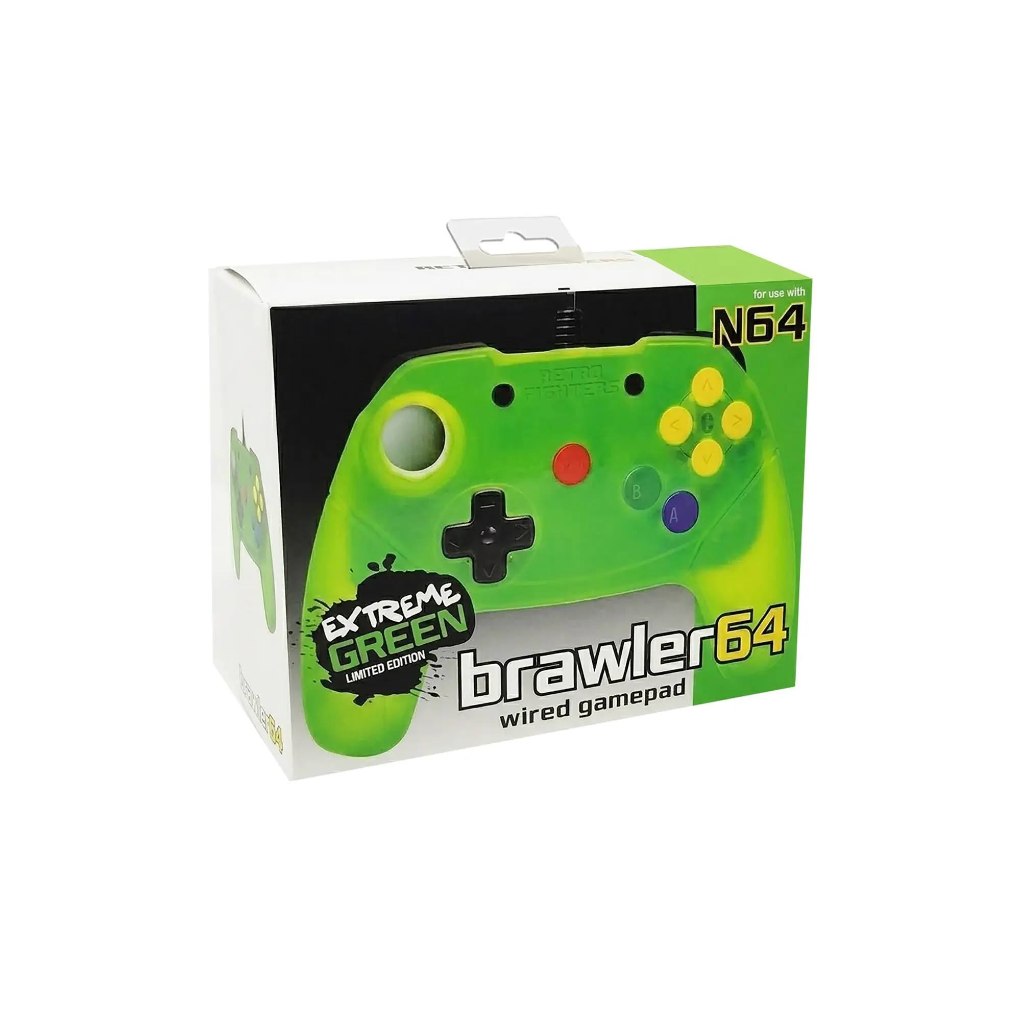 Retro Fighters Brawler64 Wired Controller for Nintendo 64