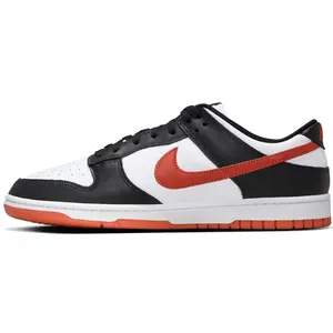 Men's Nike Dunk Low Retro White/Dragon Red-Black (DV0833 108)