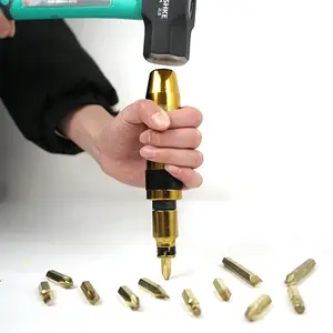 OUDISI 13pcs Industrial Grade Woodwork DIY Tool Kit, Alloy Steel Handle Mini Screwdrivers with Hammer for Impact Repair, Customized OEM Kit, Customized Kit