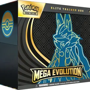 Pokémon Trading Card Game: Mega Evolution Elite Trainer Box- Lucario