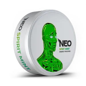 NEO Nootropic Spirit Mint Energy Pouches - Energy, Focus, Memory - No-Sugar Mineral Supplement Pouch