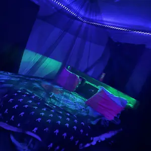 Bed Canopy,Canopy Bed Curtains Bed Drapes for Full Queen King Size Bed,Mosquito Net Bed Curtains for Patio Indoor Outdoor Net,Bed Canopy Curtains for Gothic,Halloween Decoration