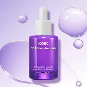 3D Lifting Ampoule, Elastic Firming Ampoules, Advanced Elasticity Serum for Sculpted, Firm Skin, Gentle Skincare for Day & Night | Korean Skin Care