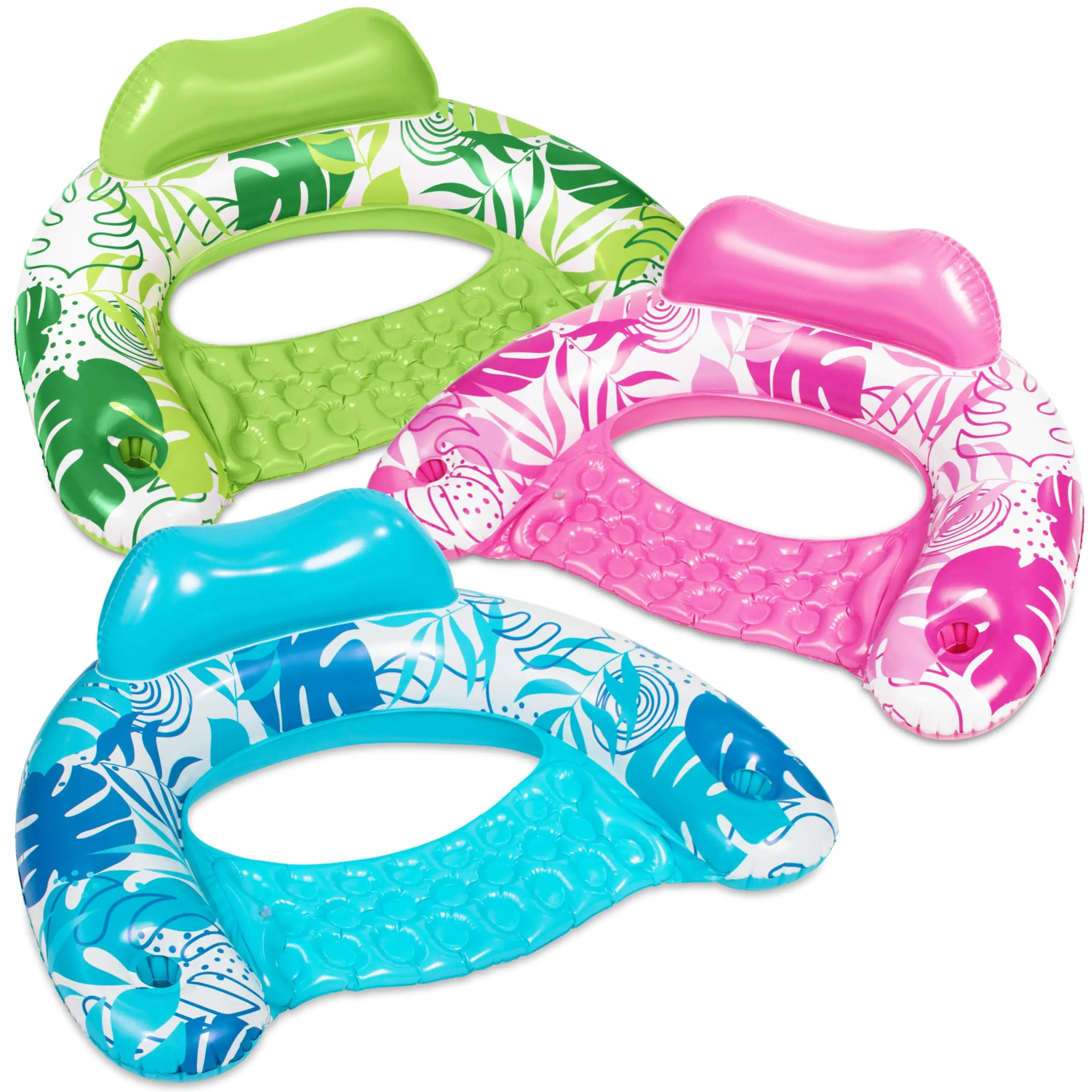 Blue and Green and Pink