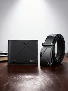 Men's Fashion Belt Set with Wallet, Western Buckle Belt, Elegant Belt Buckle, Classic Style, men accessories, pu leather belt, Perfect Gift for Valentine's Day, Father's Day, Christmas, Birthday