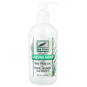 Tea Tree Therapy Antiseptic Liquid Soap, With Tea Tree Oil, 8 fl oz (236 ml)