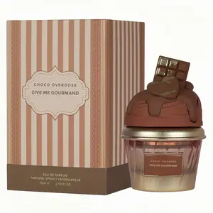 Choco Overdose Give me Gourmand Collection EDP 75ml Spray| Dark Chocolate Fudge &Caramel Scent| Cacao Vanilla Perfume |long lasting perfume|Men's perfume | Women's perfume| Daily Use or Special Occasion Cozy Gift Idea