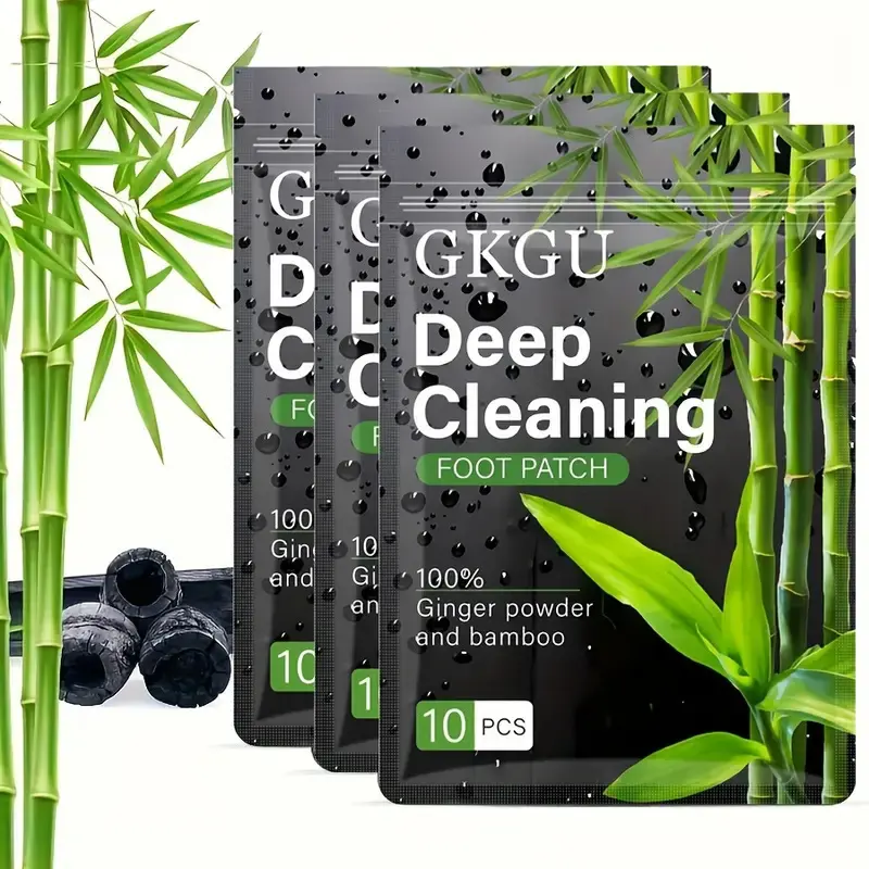 20pcs Foot Detox Patches for Stress Relief, Toxin Removal & Better Sleep | Natural Deep Cleansing Pads Nail Charcoal Health Fitness