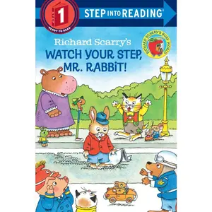 USED-Richard Scarry's Watch Your Step, Mr. Rabbit! by Scarry, Richard (Paperback)