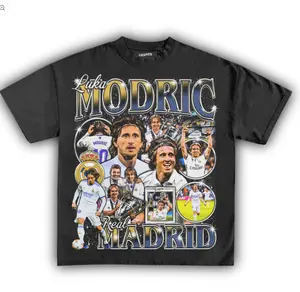 LUKA MODRIC TEE, Graphic Sport T-shirt, Vintage Soccer Player Shirt ,Playoffs,Y2k , Soccer Apparel , Gift For Soccer Fans, Gift For him