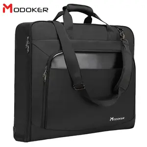 Modoker Carry On Garment Bags for Travel Hanging Clothes Suit Bag Luggage Organizer, Foldable Suit Carrier Gift for Men Women
