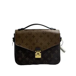 Pre-owned Louis Vuitton FRANCE Crossbody Bags H2 Classic Medium Brown Old Flower Metis Postman Bag (Lucky Massenger) 17727