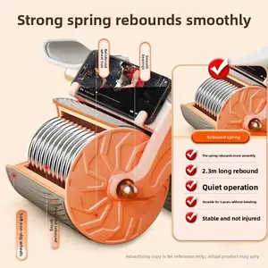 Abdominal wheel automatic rebound elbow plate support abdominal muscle wheel muscle abdominal trainer household fitness equipment