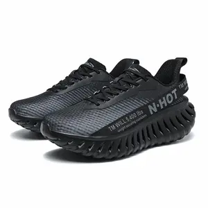 Trendy Men's Running Shoes | Thick Sole Outdoor Sneakers | Comfortable Athletic Walking Shoes  A525