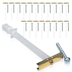 SNAPTOGGLE Drywall Anchor with Included Bolts for 1/4-20 Fastener Size, Holds up to 265 Pounds Each for 1/2-in Drywall, 20 Pack