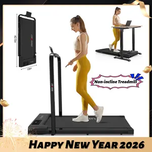 OVER SELF 6.2MPH Walking Pad 300lbs WeightTreadmill with Handrail Low-Noise Motor – Portable Foldable Under Desk Walking Padfor Small Spaces,  Exercise Equipment Fitness Workout Remote Control & Wheels for Easy Moving