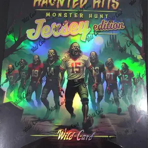 Wild-Card 2025 Wildcard Haunted Hits Jersey Edition - New Multi-Sport Jersey with 9 Divisional Packs per Box