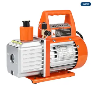 3.5CFM 1/4HP Single-Stage Rotary Vane Vacuum Pump Air Conditioner Refrigerant HVAC Tool with Oil Bottle for R12 R22 R134a R410a,for Resin Degassing, Refrigeration Maintenance, Vacuum Package