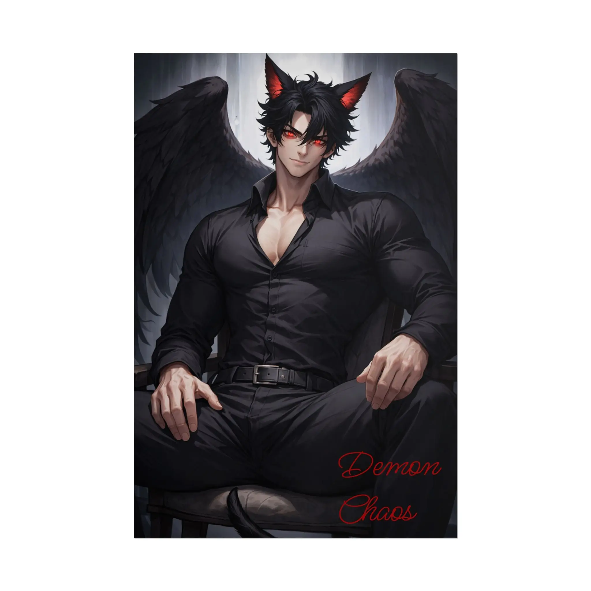 Demon Rolled Poster — Rolled Wall Art