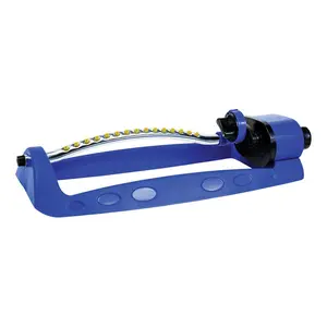 Rugg  3000 sq. ft. Aluminum Head Sled Base Oscillating Sprinkler - Blue