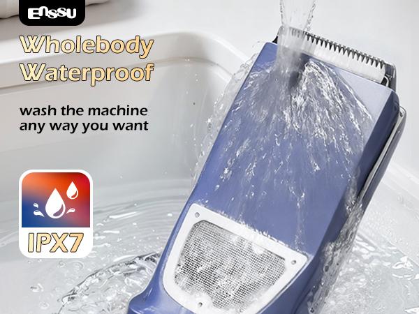 ENSSU Beard Trimmer for Men Auto-Vaccum, Rechargeable ElectricMen Beard Trimmers with 2 Combs, 1-20mm Adjustable Length Dial,Waterproof Cordless Mustache Trimmer for Face, Stubble