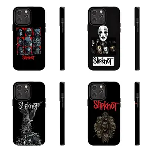 Slipknot Masked Characters Phone Case, OST Band Fan Merch Protective Cover Custom Fit for iPhone 17, 16, 15, 14, 13, 12, 11 Pro Max Plus, shockproof Slipknot Core Nu Metal Vibe Rugged Armor Defender