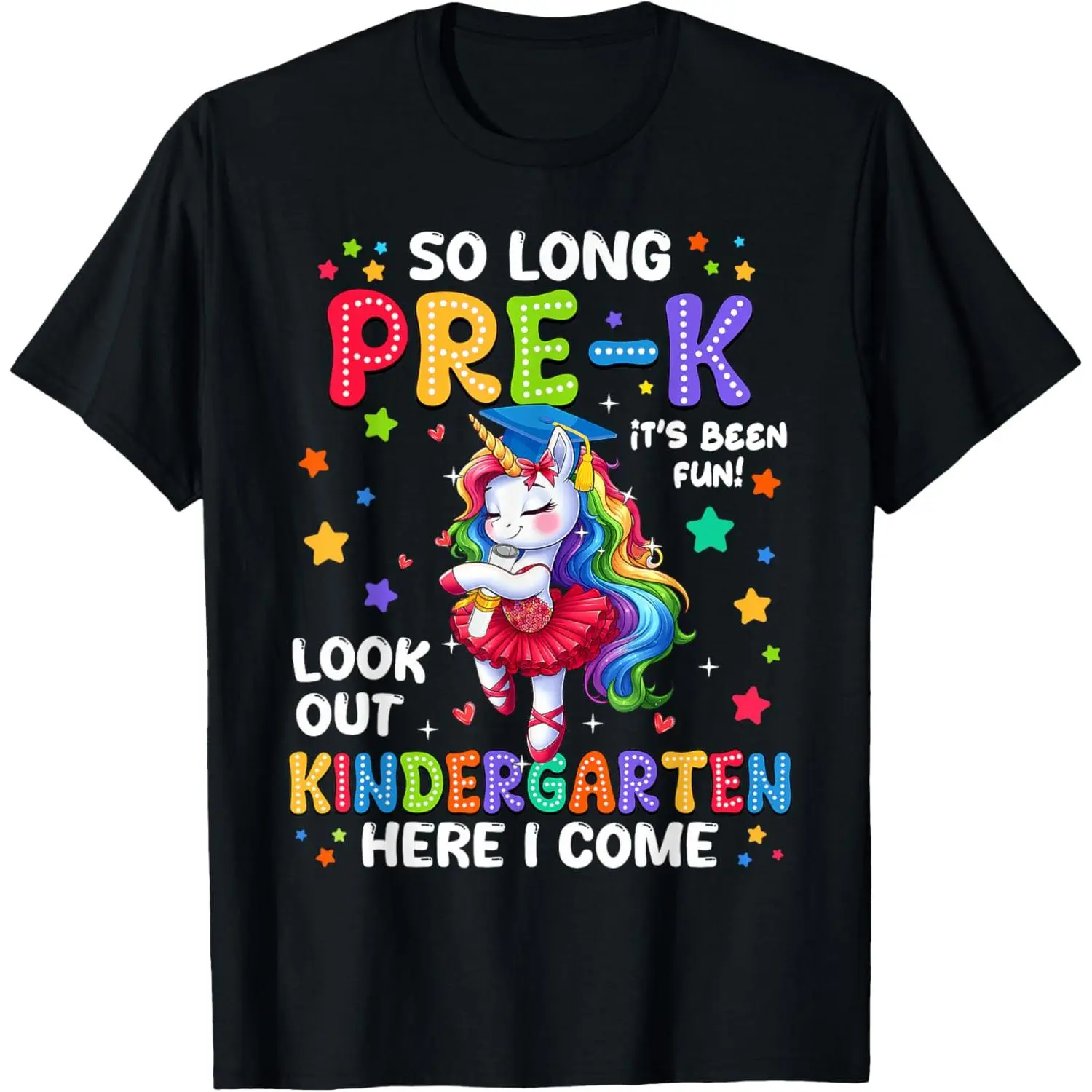 Girls Pre-k Graduation T-Shirt for 2025 Preschool Graduation