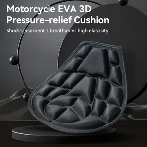 3D Motorcycle Shock Absorbing Cushion – Universal Fit Seat Cushion with Breathable, Non-Slip, Wear-Resistant Design, Outdoor Riding Cushion for Street Sports, Off Road, Electric Bikes & Scooters | Motorcycle Riders