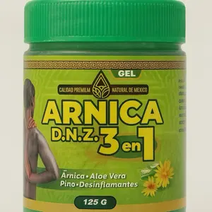 Arnica Gel Muscular 125g - Herbal Massage Balm - Soothing Full-Body Care-Non-Greasy Formula Bruises, Arthritis, Pain reliever Oil Comfort Cosmetic Healthcare Arnica Pomada Therapeutic Therapy Natural Treatment Bathroom Wellness Solution