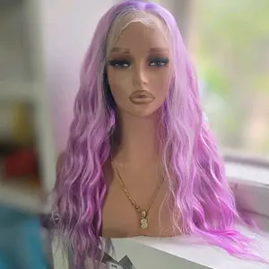 Watered Souls 21"-26" Purple Rain wig.  Premium synthetic fibers, 350⁰ heat tolerance, 250 density, 13X4 free part lace, 3 combs, 2 straps, 1 removable band.  free cap and gift with purchase.  Please mail gift with purchase if purchase is returned.