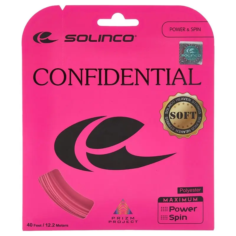 Solinco Confidential Soft 17 Pink Tennis String