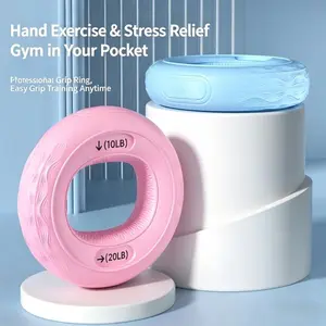 Silicone Hand Strengthener Set - Device, Ball, Ring for Finger Training & Strength Rehabilitation (Sports & Outdoor Fitness Equipment)