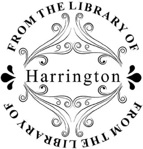 New Decorative Personalized Custom from The Library of Round Self Inking Stamp - Ideal 400R