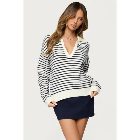 Copenhagen Oversized Striped Sweater
