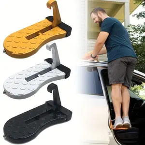 Folding Car Door Ladder, Anti-slip Car Door Step with Slip-resistant and Scratch-resistant Design, Lightweight & Durable for SUVs & Trucks, Autos, Car Accessories