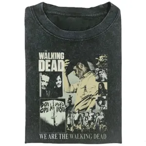The Walking Dead Vintage T-shirt, Movie Tshirt, Funny Graphic Tee, Gift for Men, Gift for Women, Crew Neck T-shirt, Trending Movie Shirt for Men & Women