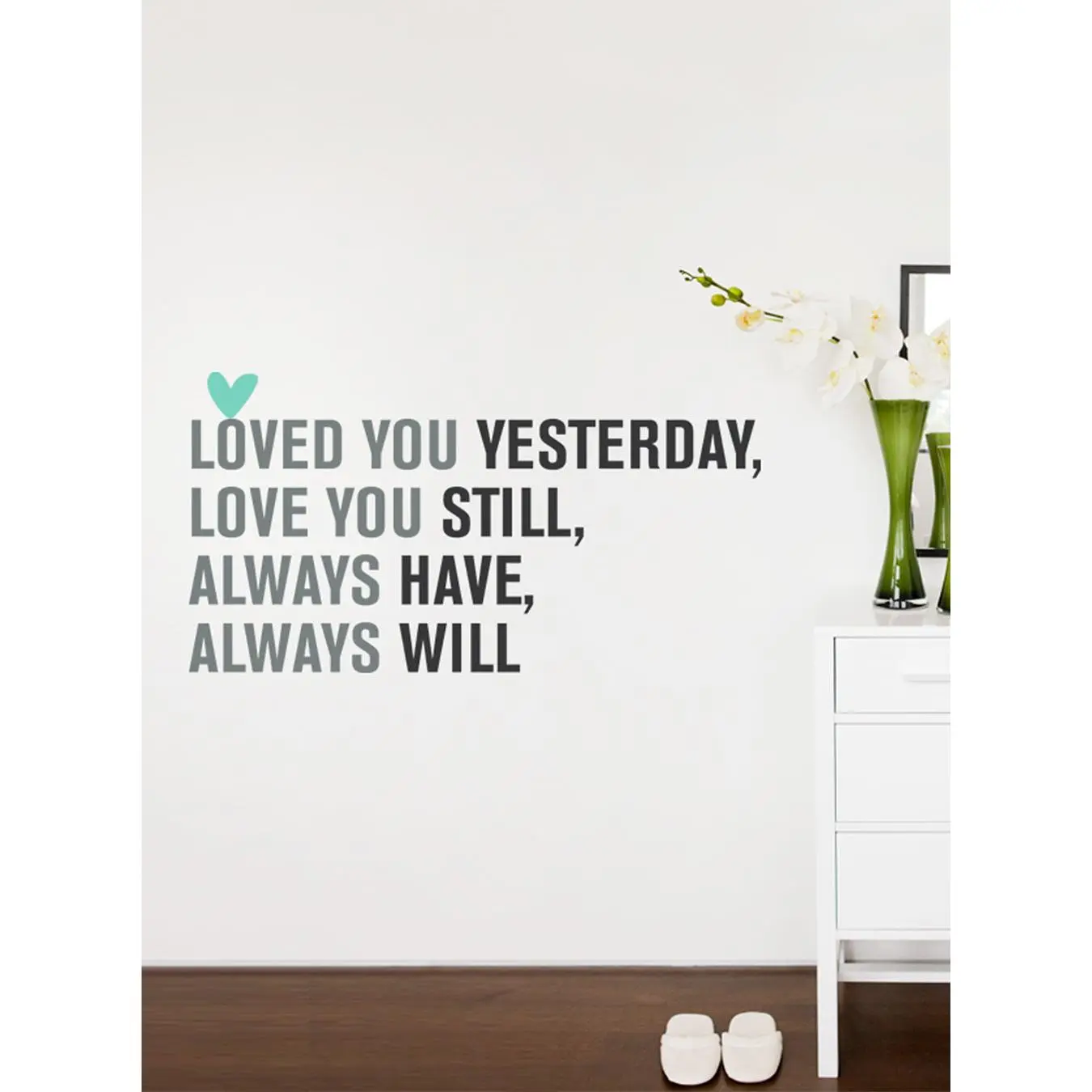 Love You Always Quote Wall Decal