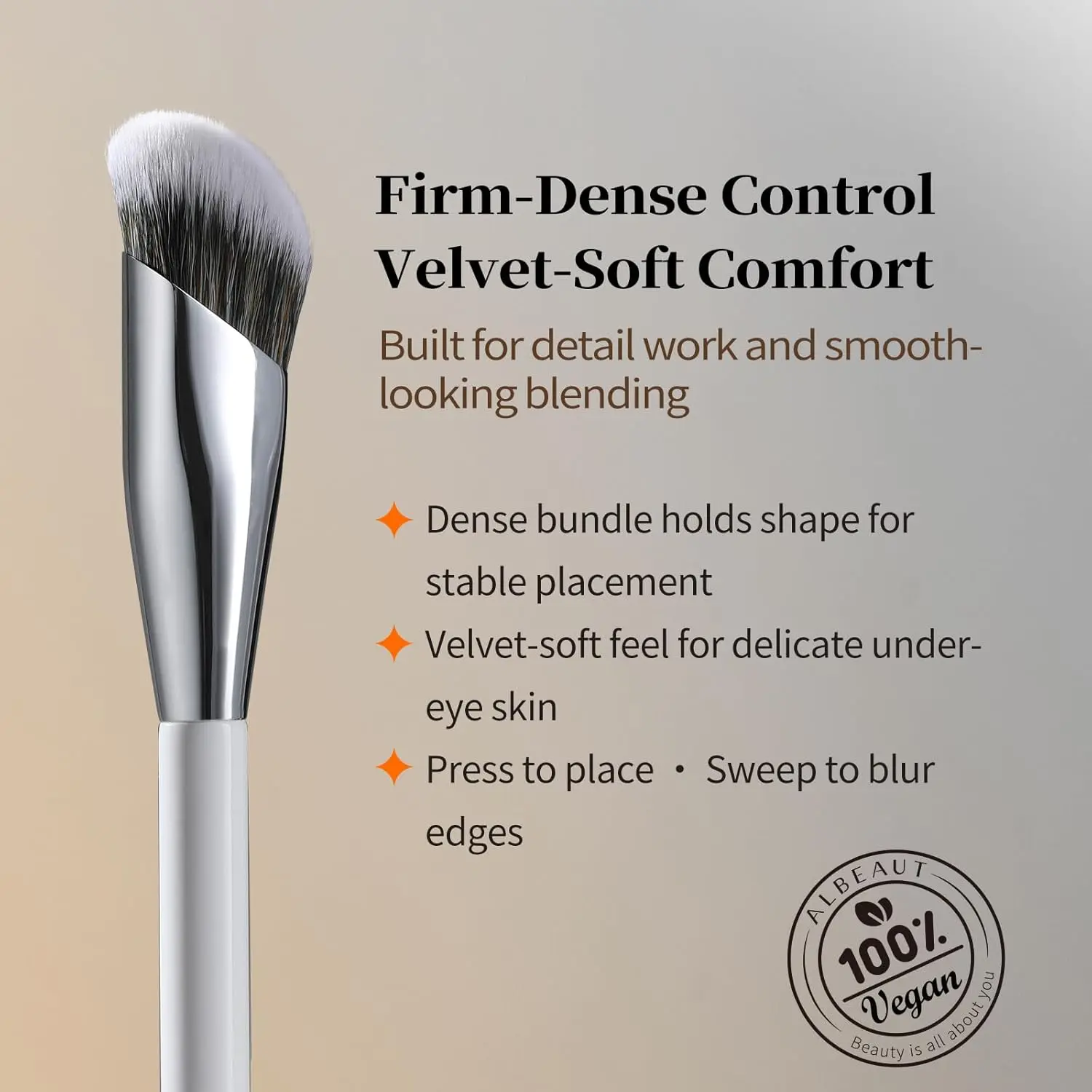 Concealer Brush, Angled Under Eye Makeup Small Foundation Precision Face Blending Brush (193 concealer brush) Concealer Brush, Angled Under Eye Makeup Small Foundation Precision Face Blending Brush (193 concealer brush)