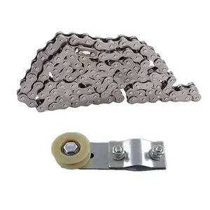 # 415 110 Links Bicycle Chain with Chain Idler Pulley Tensioner Roller for 2 Stroke Engine 49cc 60cc 66cc 80cc Motorized Bike Mini Push Bike Bicycle