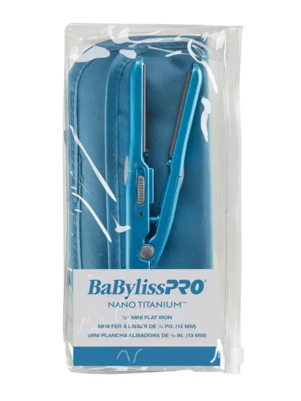 BaBylissPRO Nano Titanium Mini Iron & Pouch #BNTBG3050UC