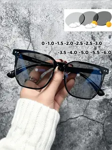 Smart Color-Changing Glasses, Unisex Automatic Light-Responsive, Anti-Blue Light, Comfortable Wear, Fashionable & Versatile, Photochromic Eyewear