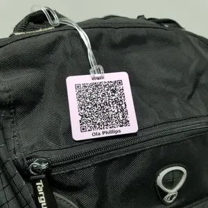 Custom Bag Tag | Custom Luggage Tag | Diaper Bag Tag | Baby Bag Tag | Backpack Tag | Personalized QR Code Bag Tag | Bridesmaid Bag Tag | QR